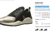 Sneakers mode cuir femmes Geox Omaya à 36€  (entre 60 et 80 ailleurs)