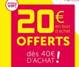 Bon plan GIFI : 20€ offerts pour 40 d&rsquo;achats (24 au 26 mai)