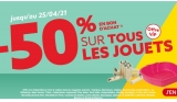 Gifi : 50% en bons d&rsquo;achats sur tous les jouets en click and collect