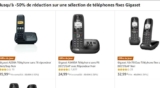 Jusqu&rsquo;à 50% de remise sur des téléphones GIGASET + ODR