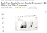 High tech :199€ le pack Google home + chromecast + kit philips hue