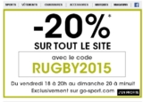 Go Sport: réduction de 20 pourcent jusqu&rsquo;au 20 septembre