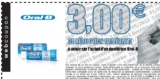 Gratuit : dentifrice Oral B avec un bon de réduction de la valeur du produit