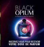Gratuit: Echantillon de parfum Yves Saint Laurent BLACK OPIUM
