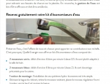Gratuits : des kits pour économiser l’eau .. faire vite