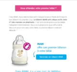 Gratuit : un biberon pour les futures mamans qui attendent un bébé