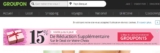Groupon : 15 pourcent de remise en plus jusqu&rsquo;au 19 fevrier