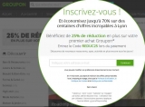 Codes de réduction GROUPON : 25% pour un premier achat