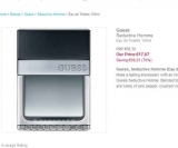 Super affaire : Eau de toilette Guess Seductive Hommes 100ml à 17€ ( 67€ chez nocibe)