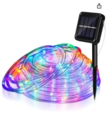 Bon plan Guirlandes lumineuses solaires d&rsquo;exterieur pas cheres : 14.99€ 10 m , 16.8€ 20 m , 20.4€ 30 metres !!