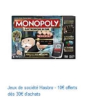 Bon plan jeux de sociétés : 10€ de remise pour 30 d&rsquo;achats en jeux HASBRO