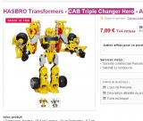 Jouet pas cher : Hasbro transformers à 7.09 euros …