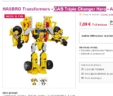 Jouet pas cher : Hasbro transformers à 7.09 euros …