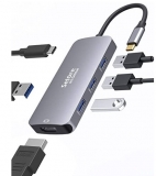 Moins de 15€ le HUB  6 en 1 Selore -(type-c , hdmi , usb3 …)
