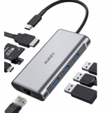 Bon plan Hub 8 en 1 Aukey à 22€