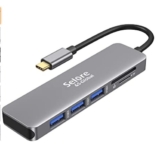 Pas cher à moins de 10€ le HUB USB-C Selore avec 3 ports usb , port carte mémoire
