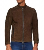 Autour de 220€ le BLOUSON HUGO BOSS JAYDEE en Cuir (au lieu du double)