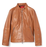 Blouson cuir Hugo Boss Lisaka femmes pas cher entre 160 – 230€ !