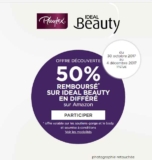 Lingerie: 50% de remboursés sur PLAYTEX IDEAL BEAUTY