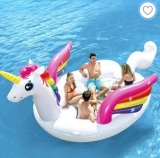 Ile  géante Licorne  INTEX pas chere en solde à moins de 50€ !!