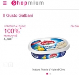 Gratuit ! un fromage Il Gusto Galbani 100% remboursé avec shopmium