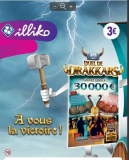 Pas cher : 1€ au lieu de 3 la carte à gratter ILLIKO DUEL DE DRAKKARS