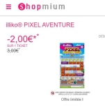 Ticket à gratter ILLIKO PIXEL AVENTURE à 1€ au lieu de 3