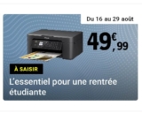 Imprimante Epson Workforce WF-2810DWF en promo à 49.9€