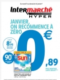 Prospectus Intermarché 11-16 janvier : 34% sur biere , tassimo , 90% sur tablettes lave vaisselle …