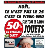 Bon plan jouets : 50% sur la carte de fidélité sur tous les jouets chez INTERMARCHE en click and collect