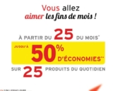 Intermarché : 25 produits avec 50% d&rsquo;économies du  25 au 30 septembre