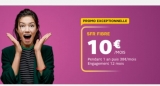 Bon plan Internet avec la  BOX SFR FIBRE pas chère à 10€ par mois durant 12 mois