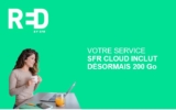 SFR RED Box Adsl Fibre…  Attention à l&rsquo;option automatique cloud 200go pour 3€ de plus !