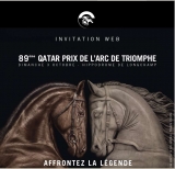 Invitation pour le grand prix de l’arc de triomphe