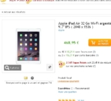 Bon plan ipad air 2 wifi 16go qui revient à 360 euros voire moins .. le 28 mai uniquement