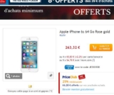 Iphone 6 s 64go qui revient à moins de 190€