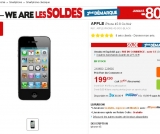 Iphone 4s 8go neuf à moins de 200 euros