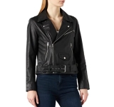 Blouson cuir femmes Jack & Jones Jjxx Jxcalvin pas cher 110 – 150€