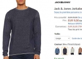Pull hommes Jack and jones à 9€  (voire meme 8)