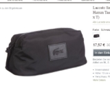 Trousse de toilette Lacoste à moins de 18 euros port inclu