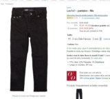 Jeans levi&rsquo;s pour filles à 16 euros .. pas cher (du 3 au 16 ans)