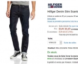 Super prix jeans Hilfiger Hommes entre 32 – 40€ dans les soldes
