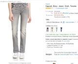 Bon prix jeans femmes kaporal à 20 euros