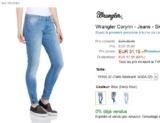 Jeans femmes wrangler à 31 euros .. vente flash le 9 aout