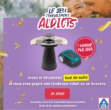 Jeu Concours Aldi : tondeuse, brasero et autres à gagner