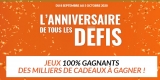 Jeu 100% gagnant But  avec bon d&rsquo;achat et goodies au minimum à gagner