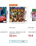 Bon plan jeux nintendo 3ds avec 50% sur la carte de fidelité auchan