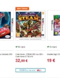 Bon plan jeux nintendo 3ds avec 50% sur la carte de fidelité auchan