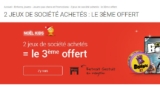Bon plan jeux de sociétés : 3 pour le prix de deux à cumuler avec les articles en destockage