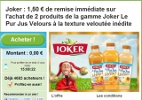 Bon de reduction de 1.5 euro sur les jus de fruits JOKER